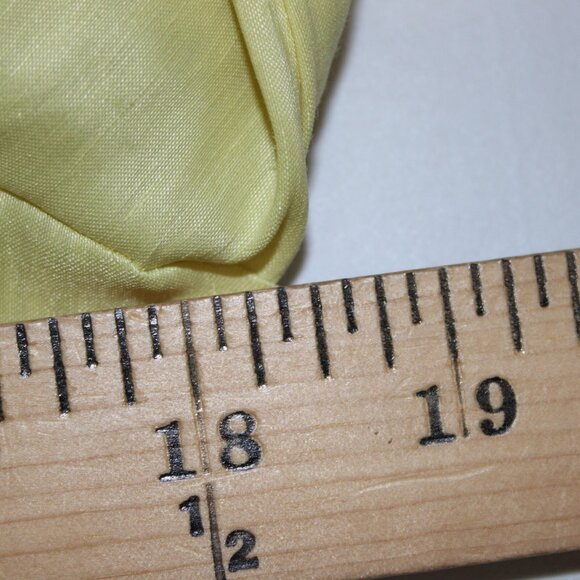 Nic + Zoe Sz S Yellow Collar Button 3/4 Sleeve Linen Polyester Blend Classic Top - Picture 12 of 13